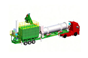 移动滚筒式沥青混合料搅拌设备